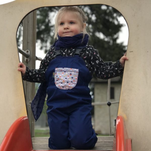 Salopette enfant tout-terrain triangles