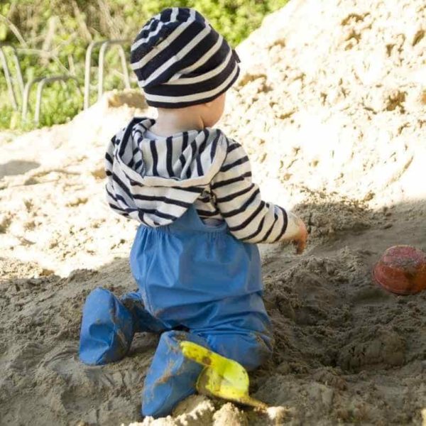 BMS salopette spéciale bebe ciré impermeable avec pieds