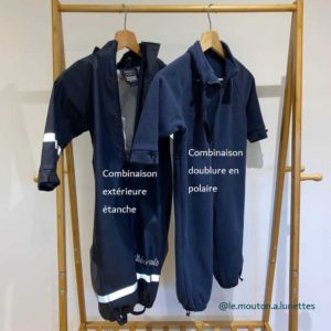 Combinaison imperméable 3 en 1 bébé et enfant