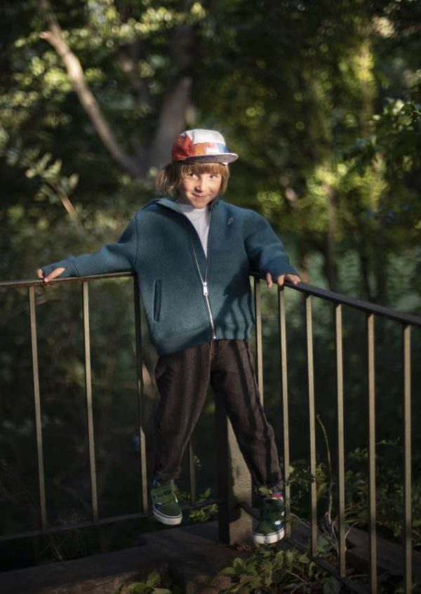 Blouson à capuche en laine bouillie enfant - Manitober – Image 8