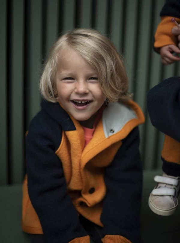 Veste enfant en laine bouillie bio à boutons pressions - Manitober – Image 5