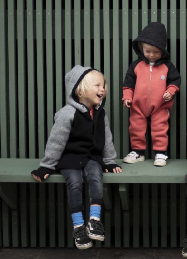 Veste enfant en laine bouillie bio à boutons pressions - Manitober – Image 16