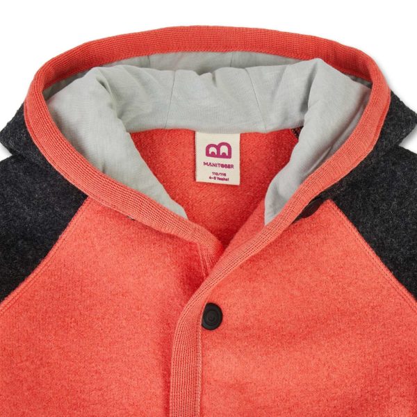Veste enfant en laine bouillie bio à boutons pressions - Manitober – Image 13
