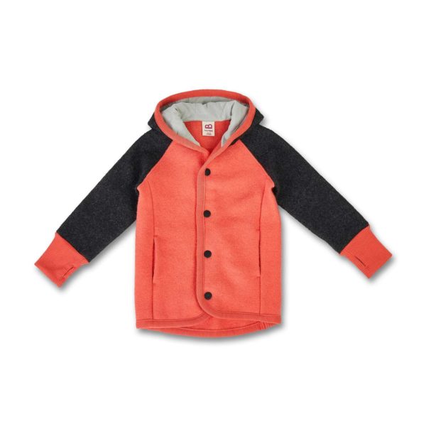 Veste enfant en laine bouillie bio à boutons pressions - Manitober – Image 4