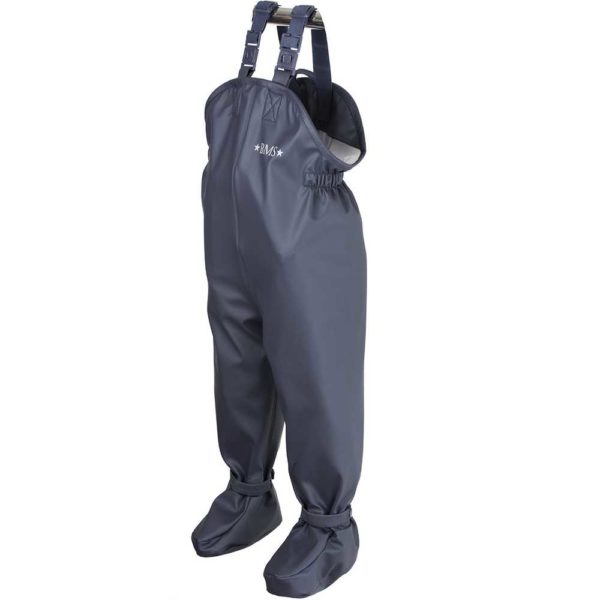 combinaison de pluie bébé BMS avec pieds marine