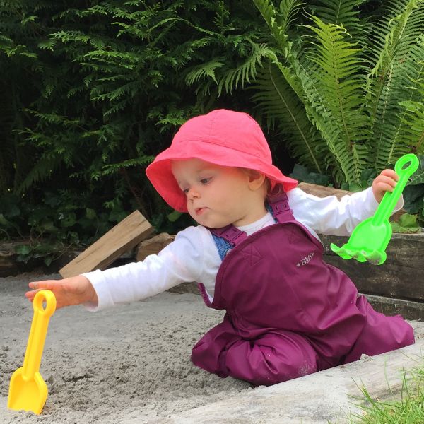 combinaison de pluie bébé BMS avec pieds violet