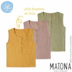 débardeur enfant en lin matona