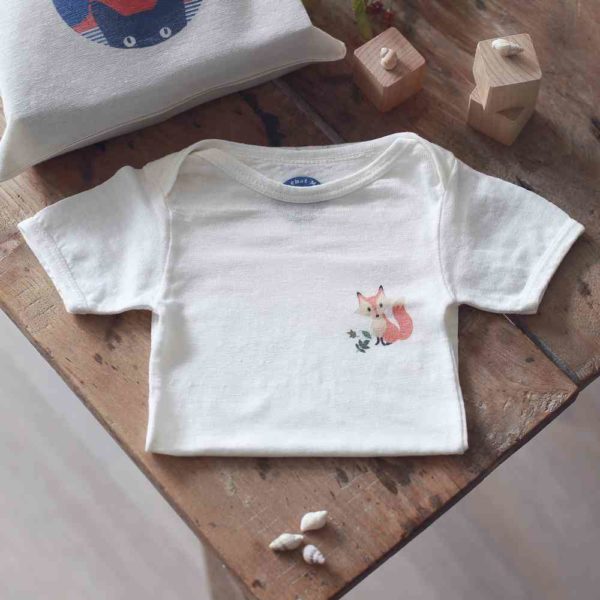 Mont chat michel Body bébé en lin made in France