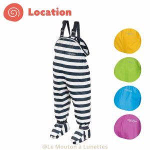 Location salopette de pluie bébé BMS avec pieds
