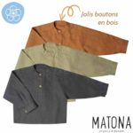 Matona chemise enfant en lin otis