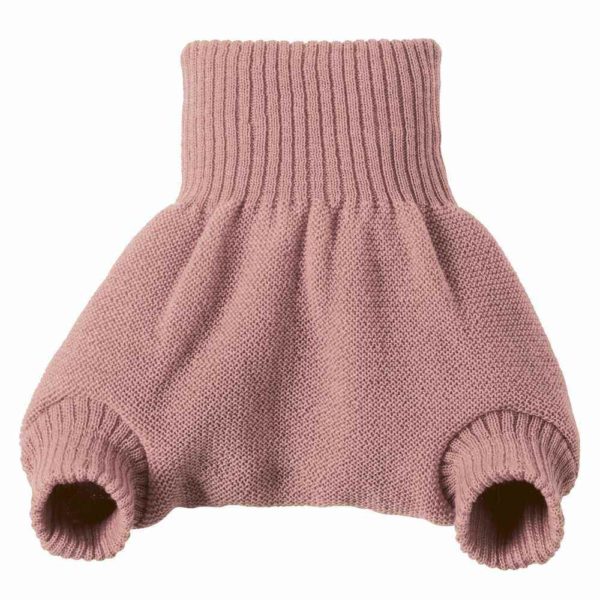 Culotte de protection en laine mérinos disana rose