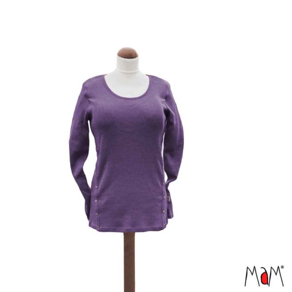 Sweat de grossesse et allaitement en laine mérinos - MaM Babyidea – Image 7