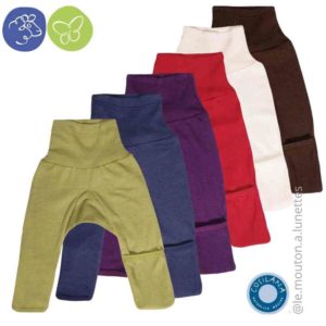 pantalon bébé en laine -cosilana-laine-soie-bio_revers-pieds