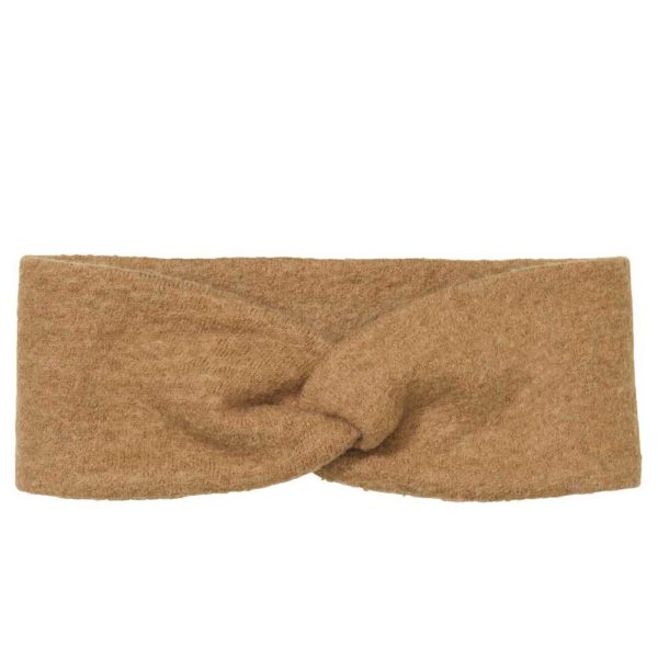 bandeau laine pour les oreilles disana caramel