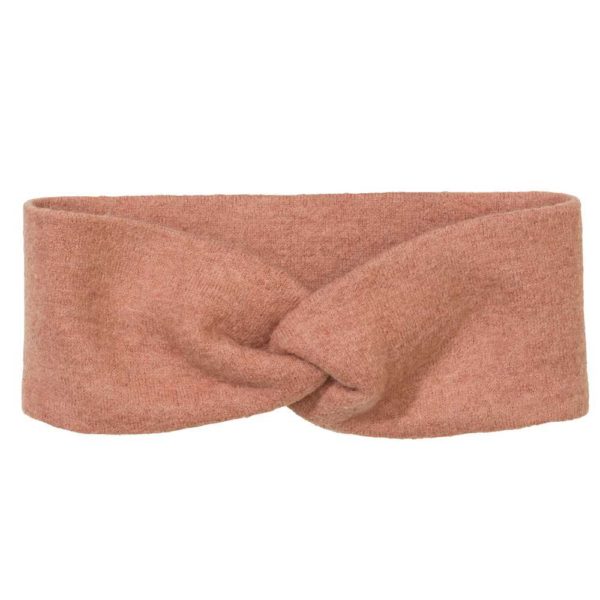 bandeau disana en laine bouillie rose