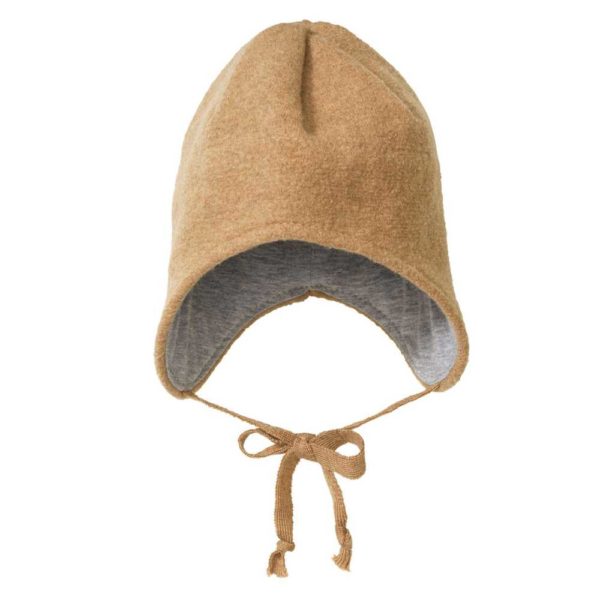 Bonnet hiver disana pour enfant en laine bouillie caramel