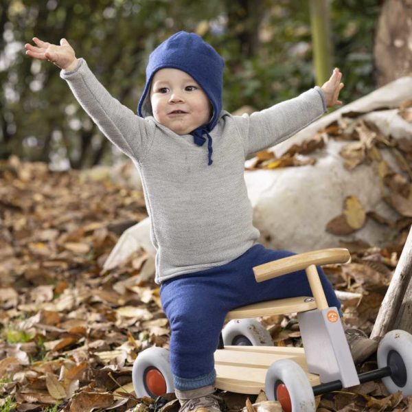 Bonnet en laine bouillie bio enfant - DISANA – Image 3