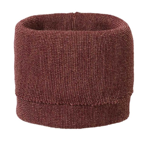 tour de cou disana en laine mérinos snood enfant cassis