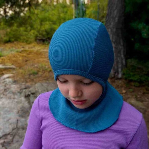 Cagoule enfant en laine mérinos