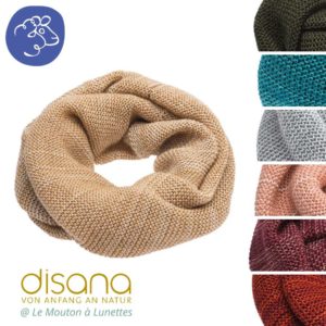 snood loop disana adulte et enfant laine merinos bio