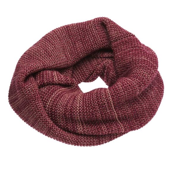 Snood écharpe loop disana laine mérinos adulte cassis