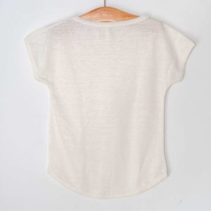 t-shirt en lin Mont chat michel