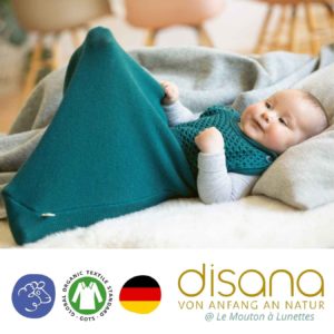 DISANA gigoteuse sac de couchage bébé tricot laine merinos bio