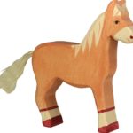 Cheval en bois Holztiger