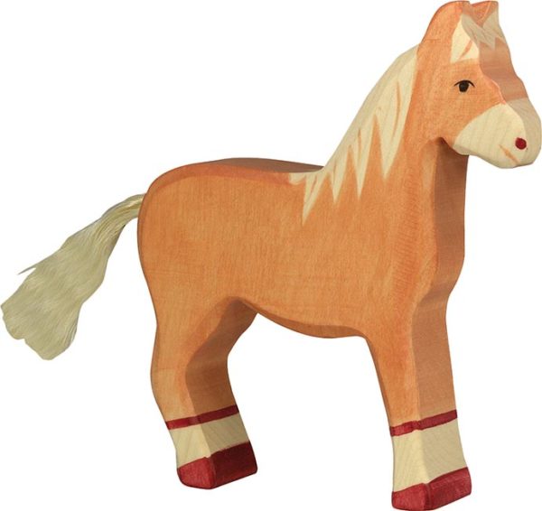 Cheval en bois Holztiger