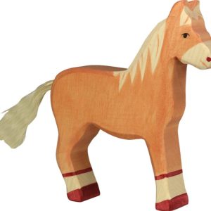 Cheval en bois Holztiger