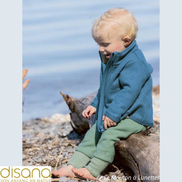 Pantalon sarouel bébé en laine bouillie fine - DISANA – Image 2
