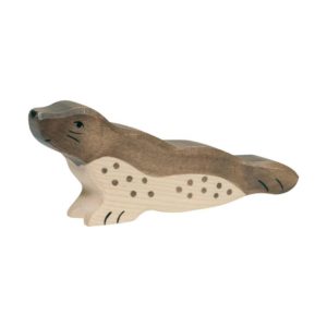 figurine holztiger phoque en bois holztiger
