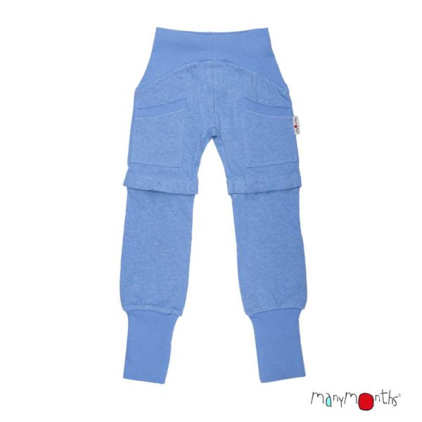 pantalon short yoga enfant chanvre coton bio ManyMonths ECO Hempies mixte della robbia