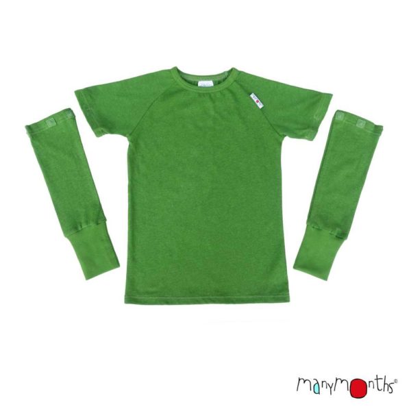 T-shirt évolutif 2 en 1 - chanvre et coton bio - ManyMonths ECO Hempies – Image 2