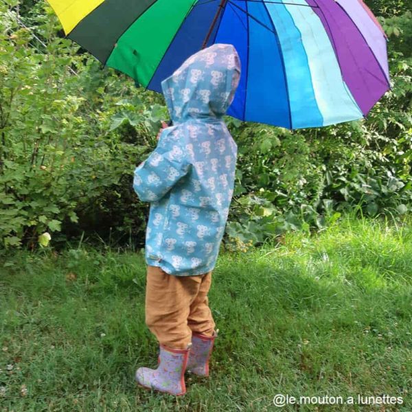 Veste coupe-vent enfant pluie Loud+Proud