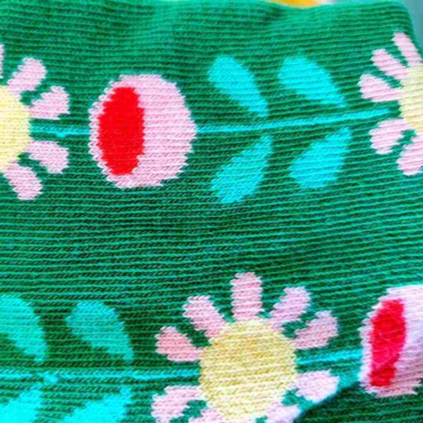 Chaussettes "fleurs" en coton bio - pointures 19 à 34 - Fräulein Prusselise – Image 2
