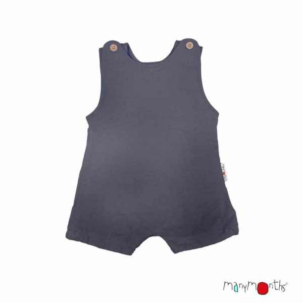 ManyMonths bubbleromper barboteuse chanvre coton bio evolutif gris reef shark