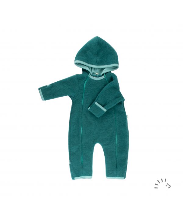 combinaison pilote bébé laine polaire mérinos bio popolini iobio