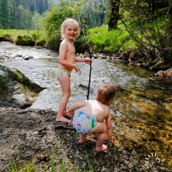 Maillot de bain couche de bain bébé lavable popolini