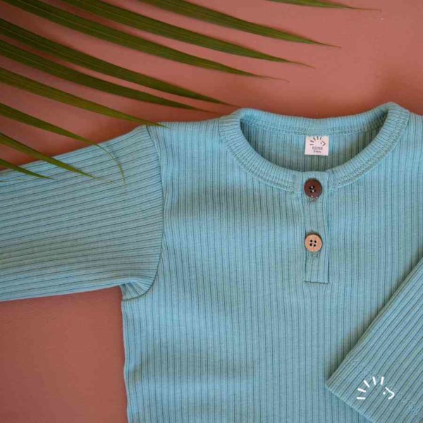 Genouillere bébé été en coton bio popolini