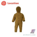 Combinaison bebe en laine polaire Engel Natur