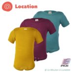 Body bébé laine mérinos engel natur location