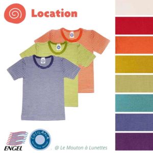 location vêtement enfant laine mérinos tshirt engel cosilana