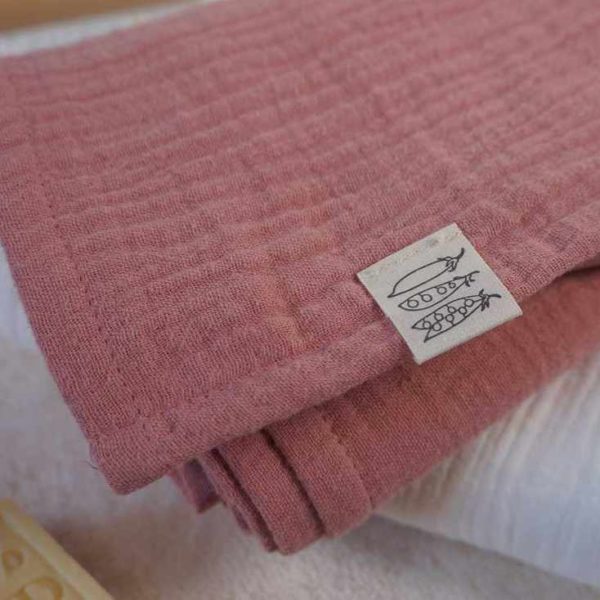 Lange en coton bio pour bébé Les Petits Pois