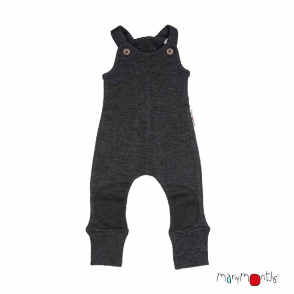 Romper salopette bébé Manymonths en laine mérinos