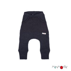 ManyMonths sarouel evolutif laine merinos noir foggyblack kangaroo trousers