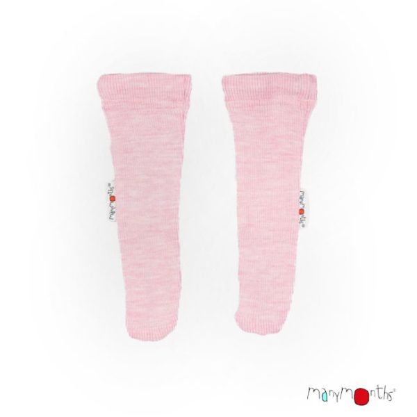 Baby booties Manymonths chaussons de portage chaussettes hautes laine mérinos bébé