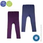 Leggings enfant cosilana collants laine mérinos soie