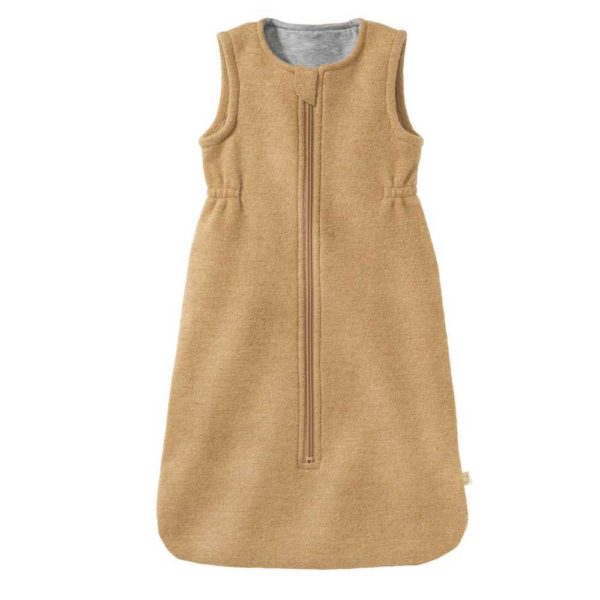 Turbulette hiver disana bébé et enfant - gigoteuse chaude en laine bouillie bio caramel