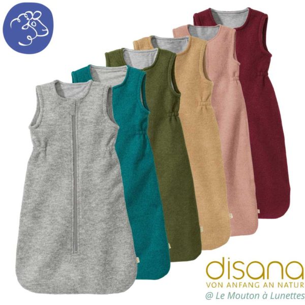 Turbulette hiver disana bébé et enfant - gigoteuse chaude en laine bouillie bio